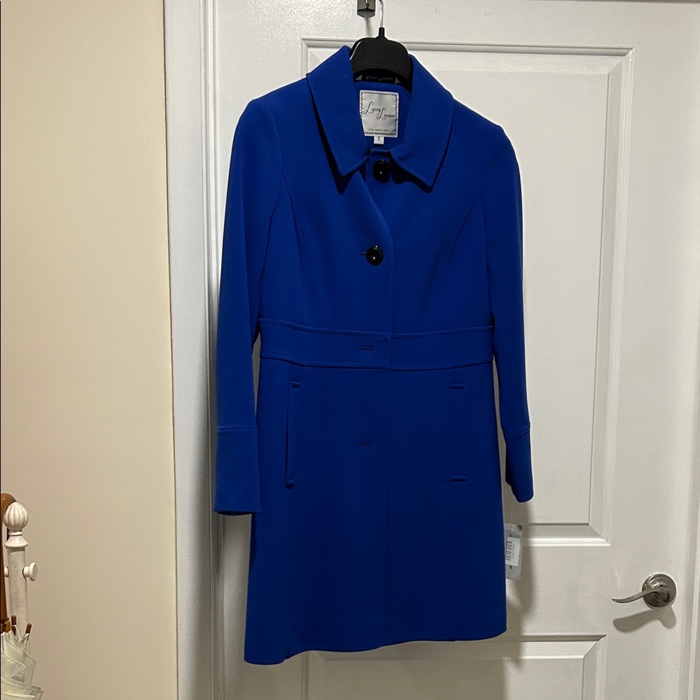 Larry Levine Royal Blue elegant coat